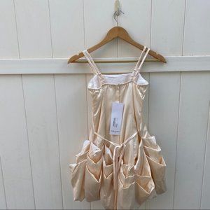 size 8 Brown flower girl party kind dress